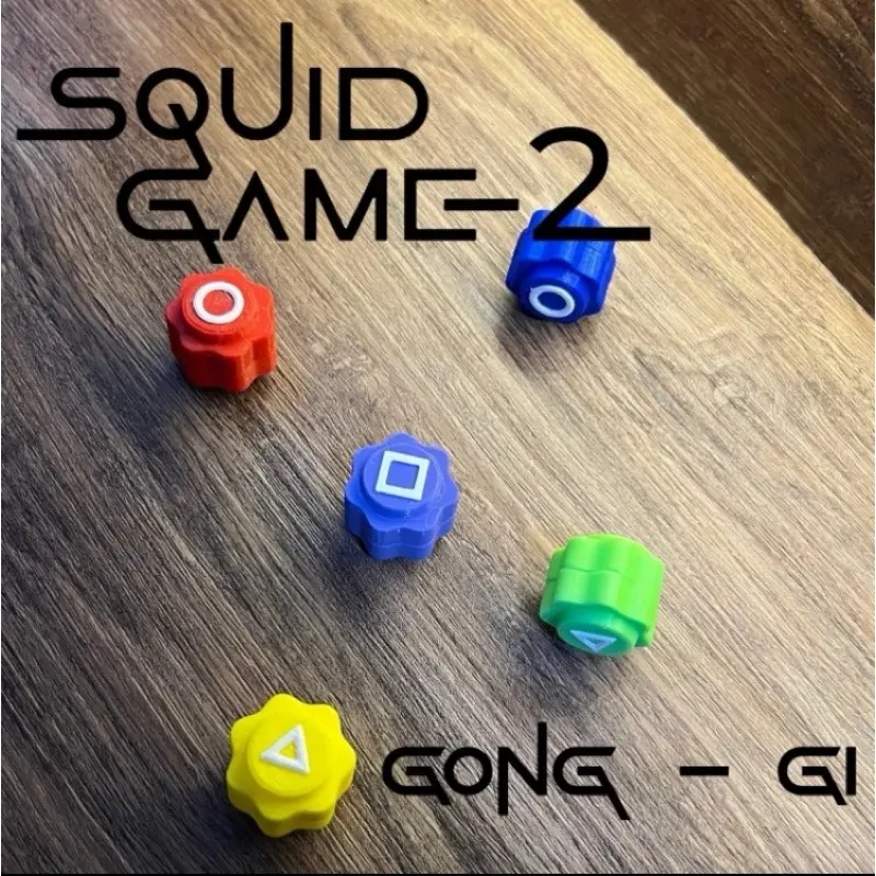 Gonggi Squid Game 2 3D Print Dengan Pemberat