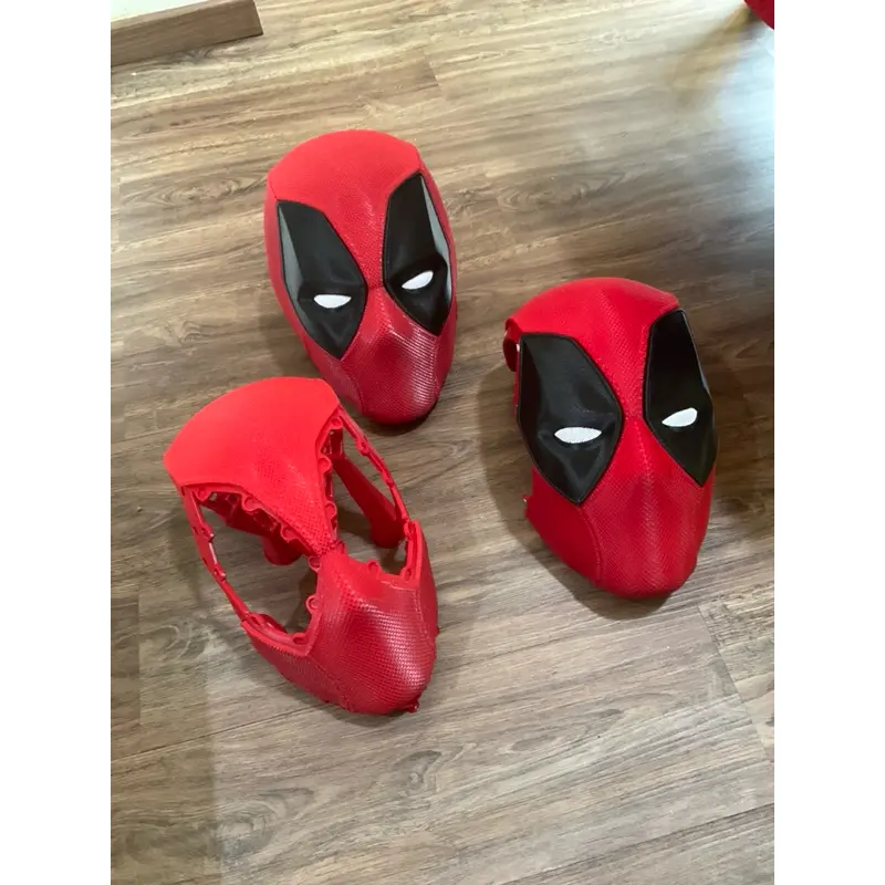 3D Print Magnetic Deadpool Mask Topeng - Cosplay