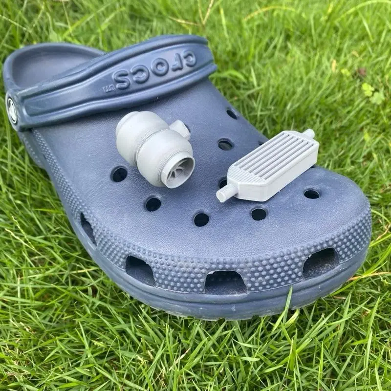 3D Print Turbo Engine Crocs Charm Jibbitz