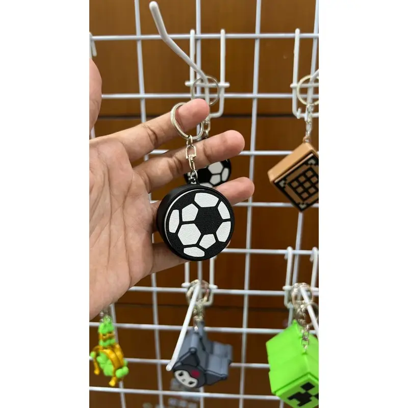 Gantungan Kunci Fidget Clicker Sport Ball - 3DPrint Basket Tennis