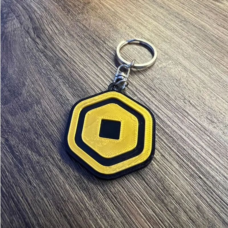 Gantungan Kunci Robux (Roblox) - 3D Printing