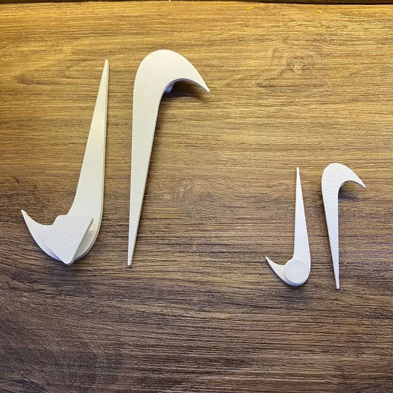 3D Print Jibbitz Swoosh Pin Atas Sepasang