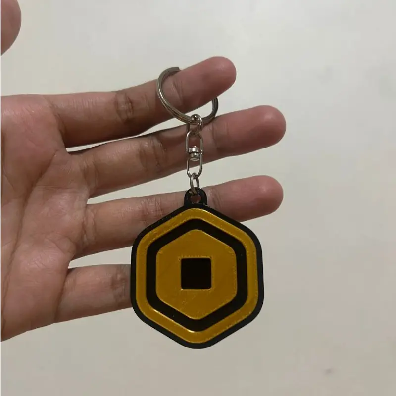 Gantungan Kunci Robux (Roblox) - 3D Printing