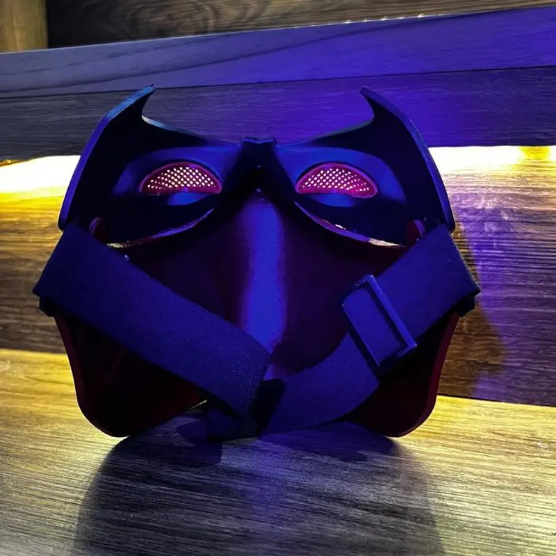 3D Print Magnetic Red Hood Outlaw Mask Topeng - Cosplay