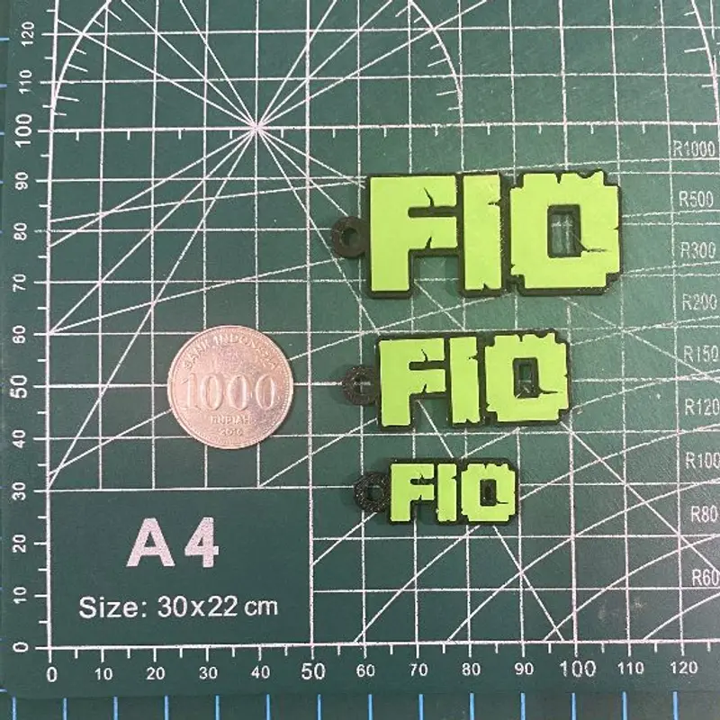 Custom Gantungan Kunci Tas Nama Tema Minecraft