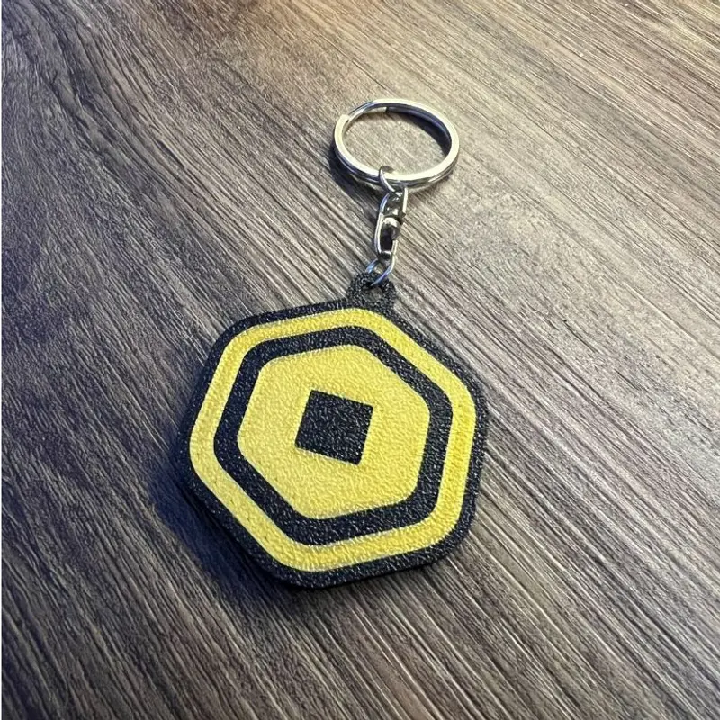 Gantungan Kunci Robux (Roblox) - 3D Printing