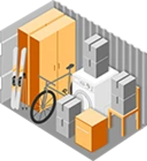 Container-bod sett utenfra