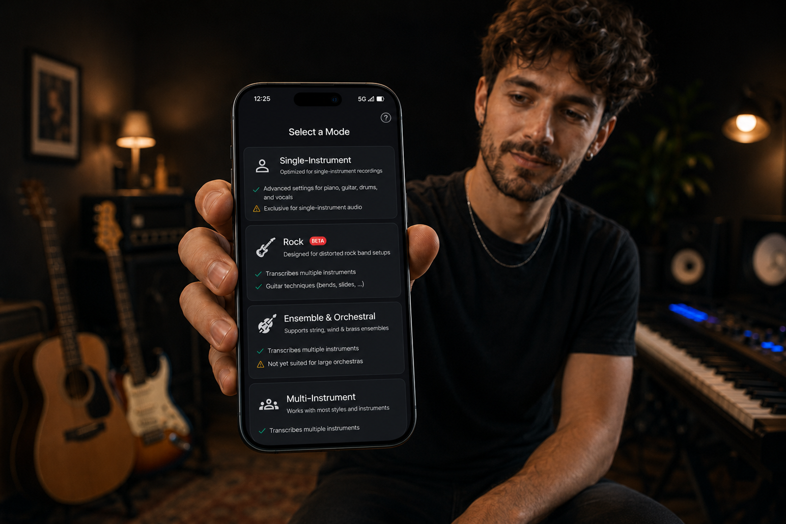 Modes for every recording