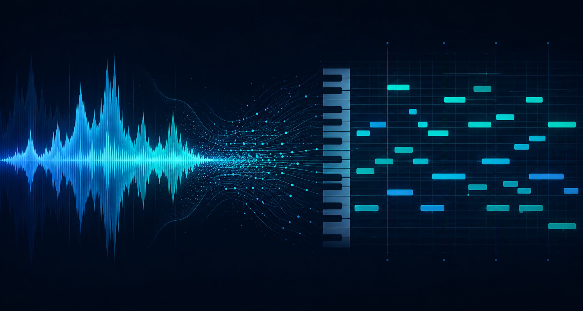 Conversor de música a MIDI: cómo la IA convierte cualquier canción en un archivo MIDI editable