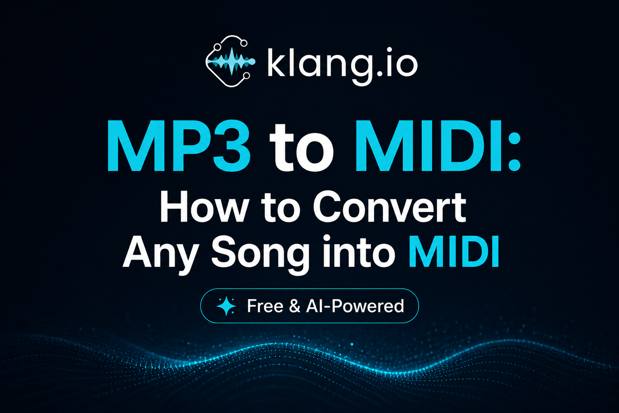 De MP3 a MIDI: cómo convertir cualquier canción a MIDI (gratis y con IA)