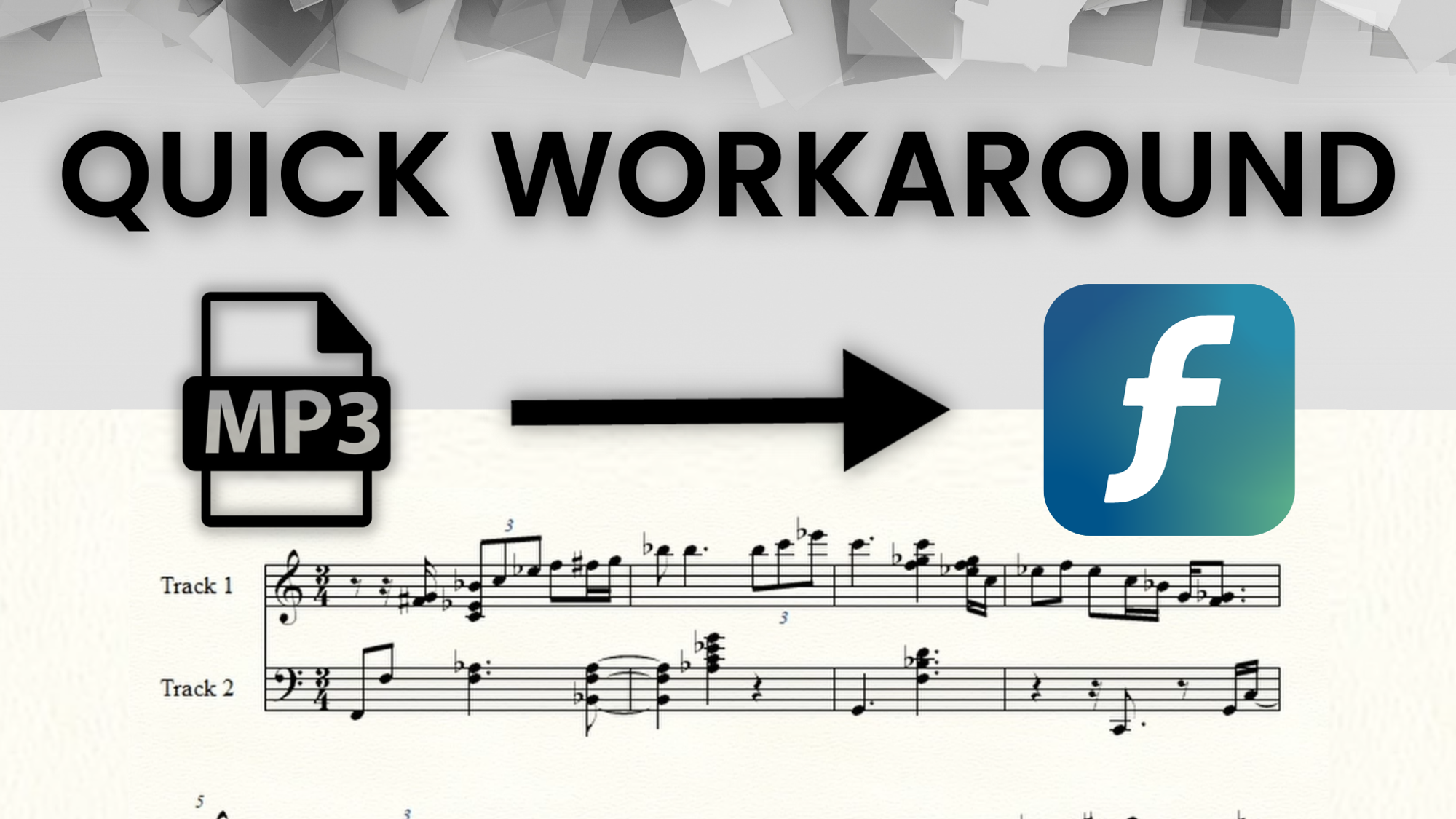 How to Import Audio (MP3) into a Finale Score