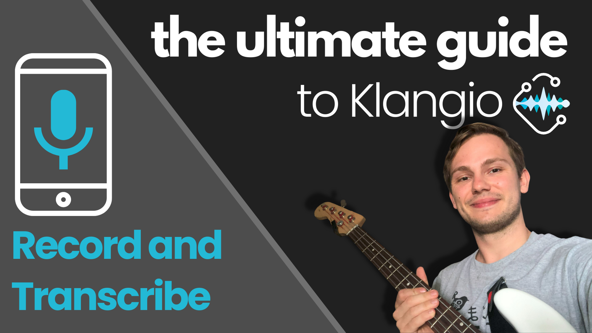 How to Record and Transcribe Your Music with the Klangio Mobile Apps