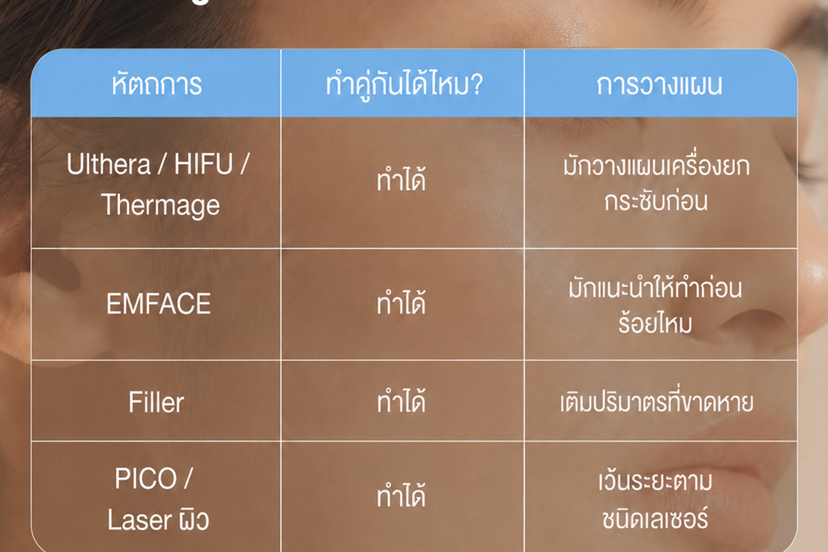ทำร้อยไหมคู่หัตถการอื่นๆ