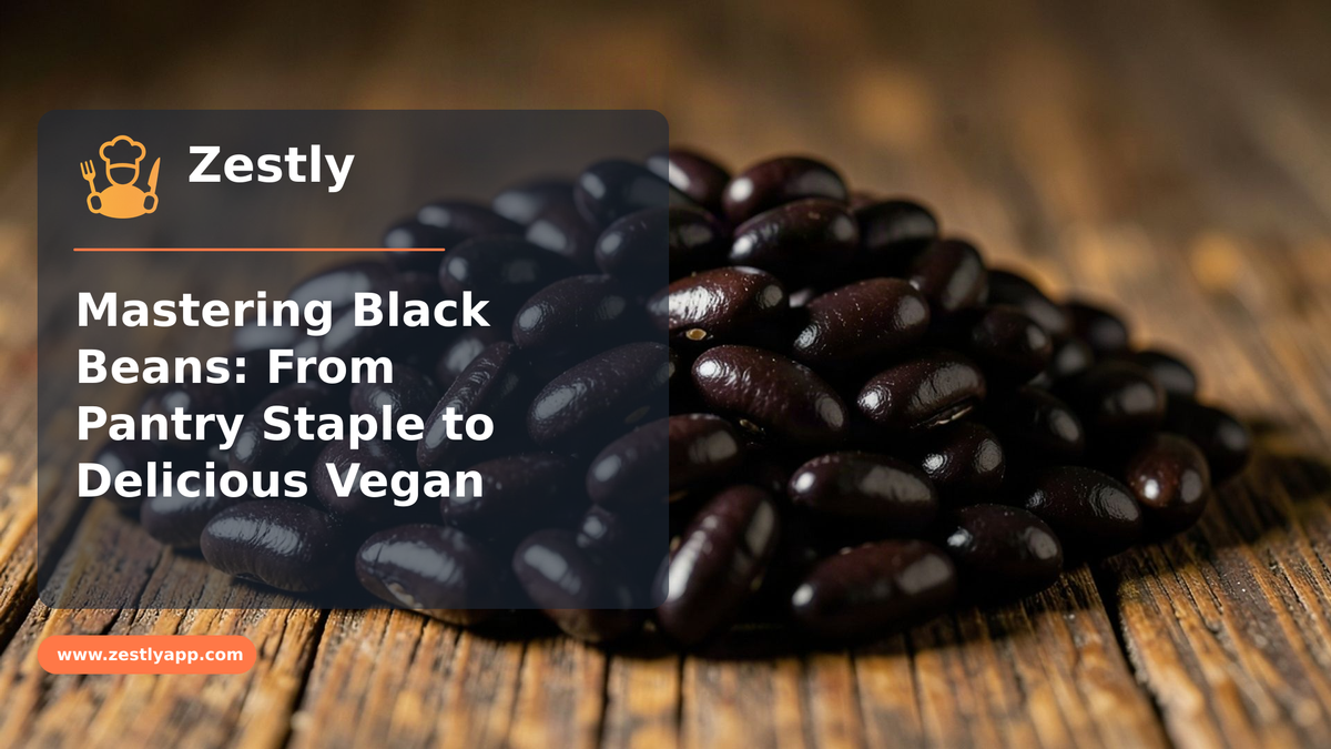 Mastering Black Beans: From Pantry Staple to Delicious Vegan Burgers