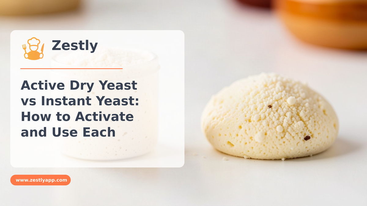 Active Dry Yeast vs Instant Yeast: How to Activate and Use Each