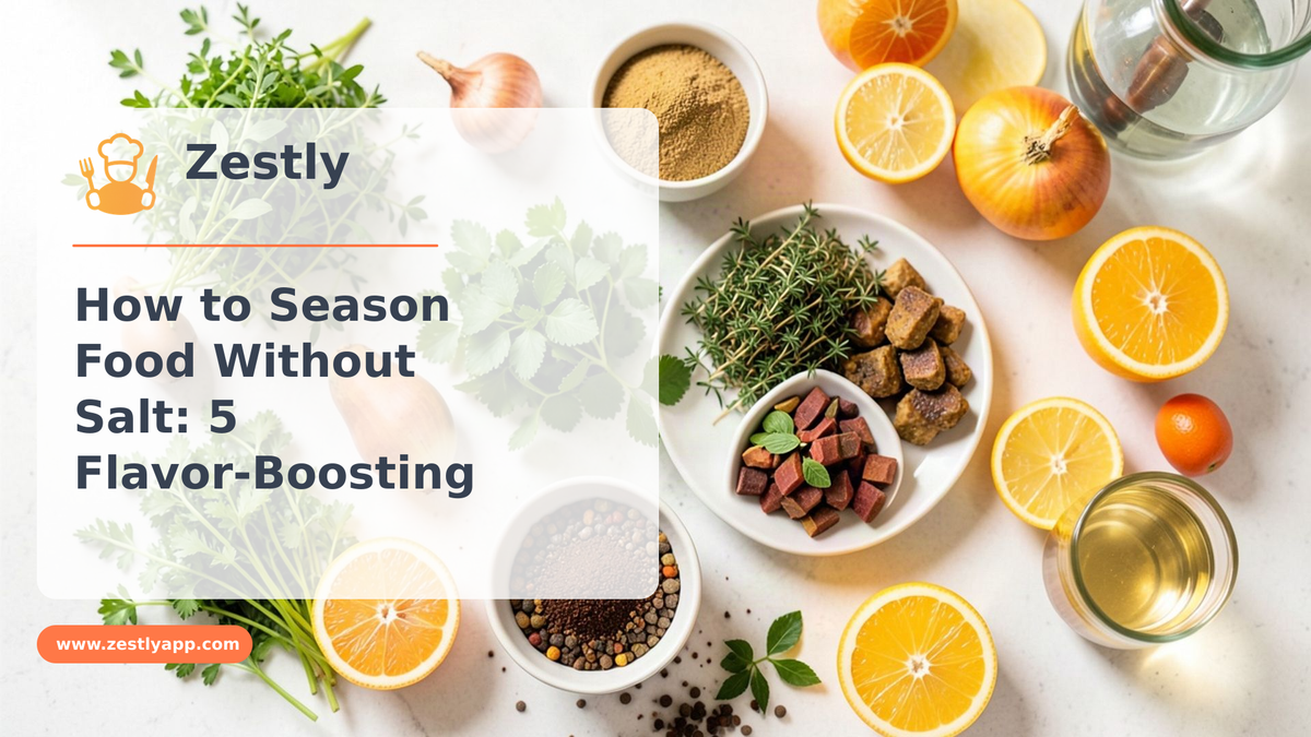 How to Season Food Without Salt: 5 Flavor-Boosting Techniques