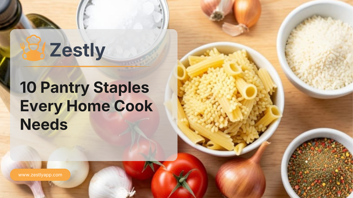 10 Pantry Staples Every Home Cook Needs