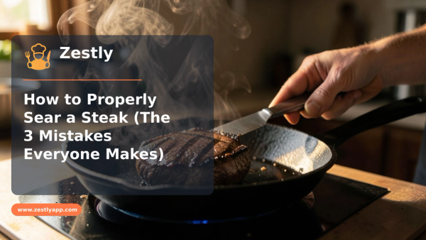 How to Properly Sear a Steak (The 3 Mistakes Everyone Makes)