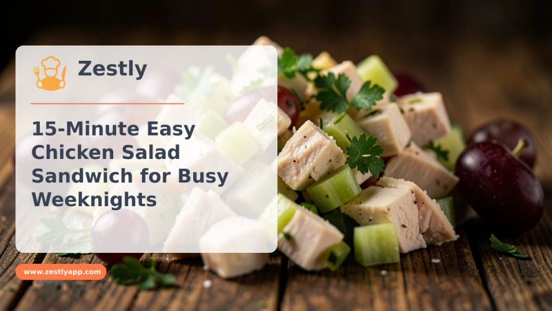 15-Minute Easy Chicken Salad Sandwich for Busy Weeknights