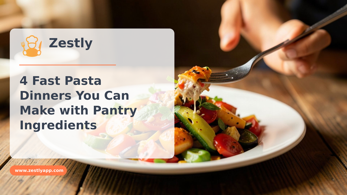 4 Fast Pasta Dinners You Can Make with Pantry Ingredients