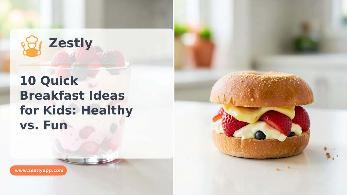 10 Quick Breakfast Ideas for Kids: Healthy vs. Fun