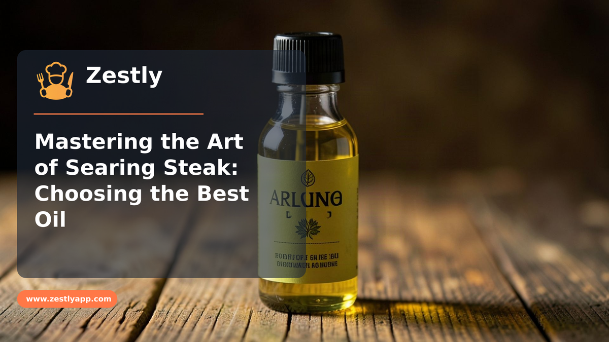 Mastering the Art of Searing Steak: Choosing the Best Oil