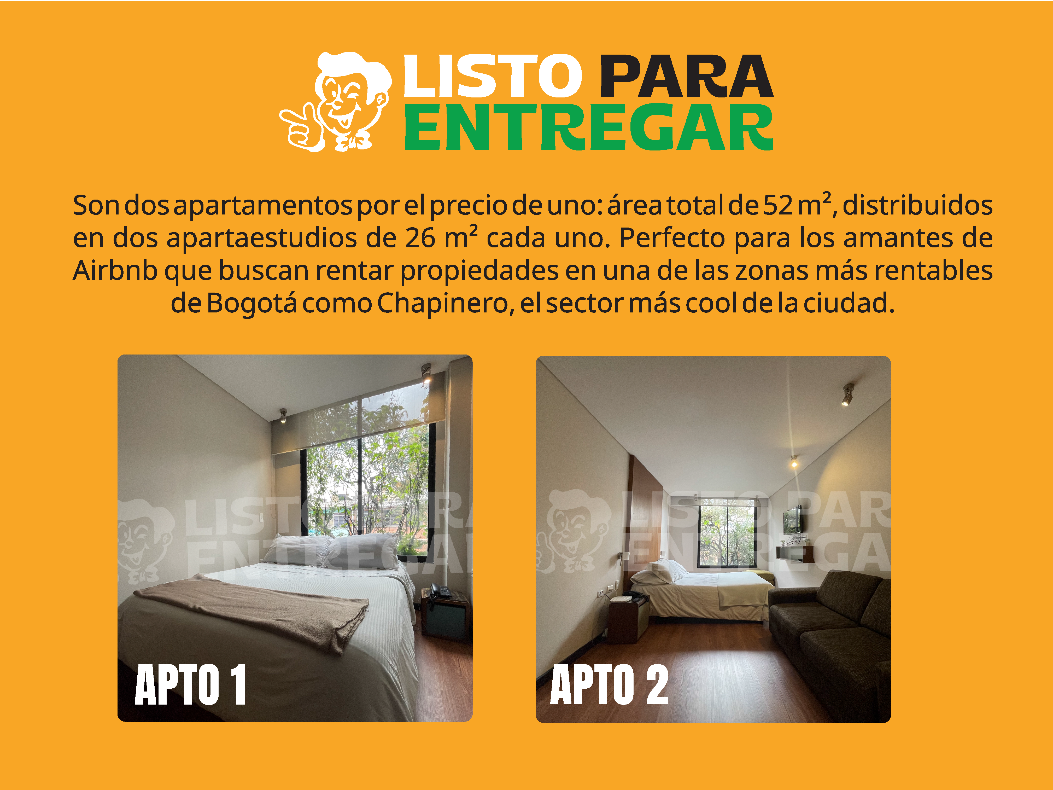 Dos apartamentos en venta pór el precio de uno — foto 2