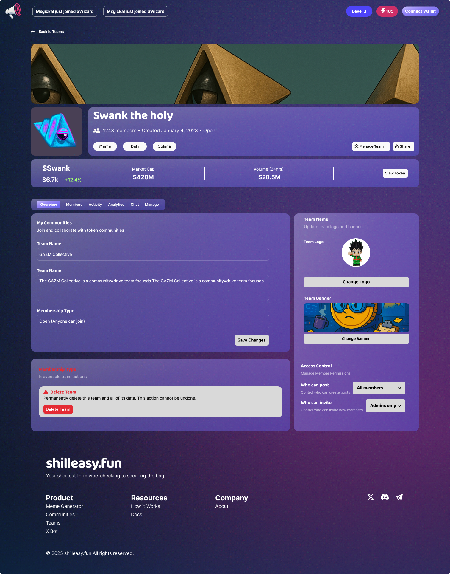Webpage Designs