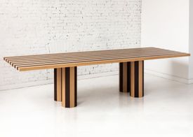 Cooperage Dining Table with Four Legs