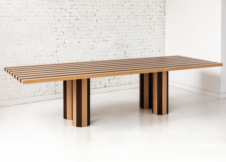 Cooperage Dining Table with Four Legs