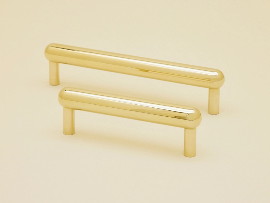 Convex Pulls in polished brass