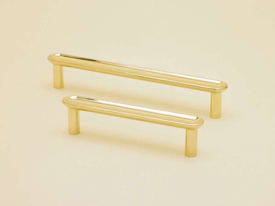 Concave Pulls in polished brass
