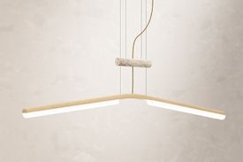 Counterweight Pendant Light in Ash