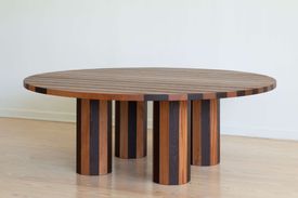 Cooperage Dining Table Round In Stock Table