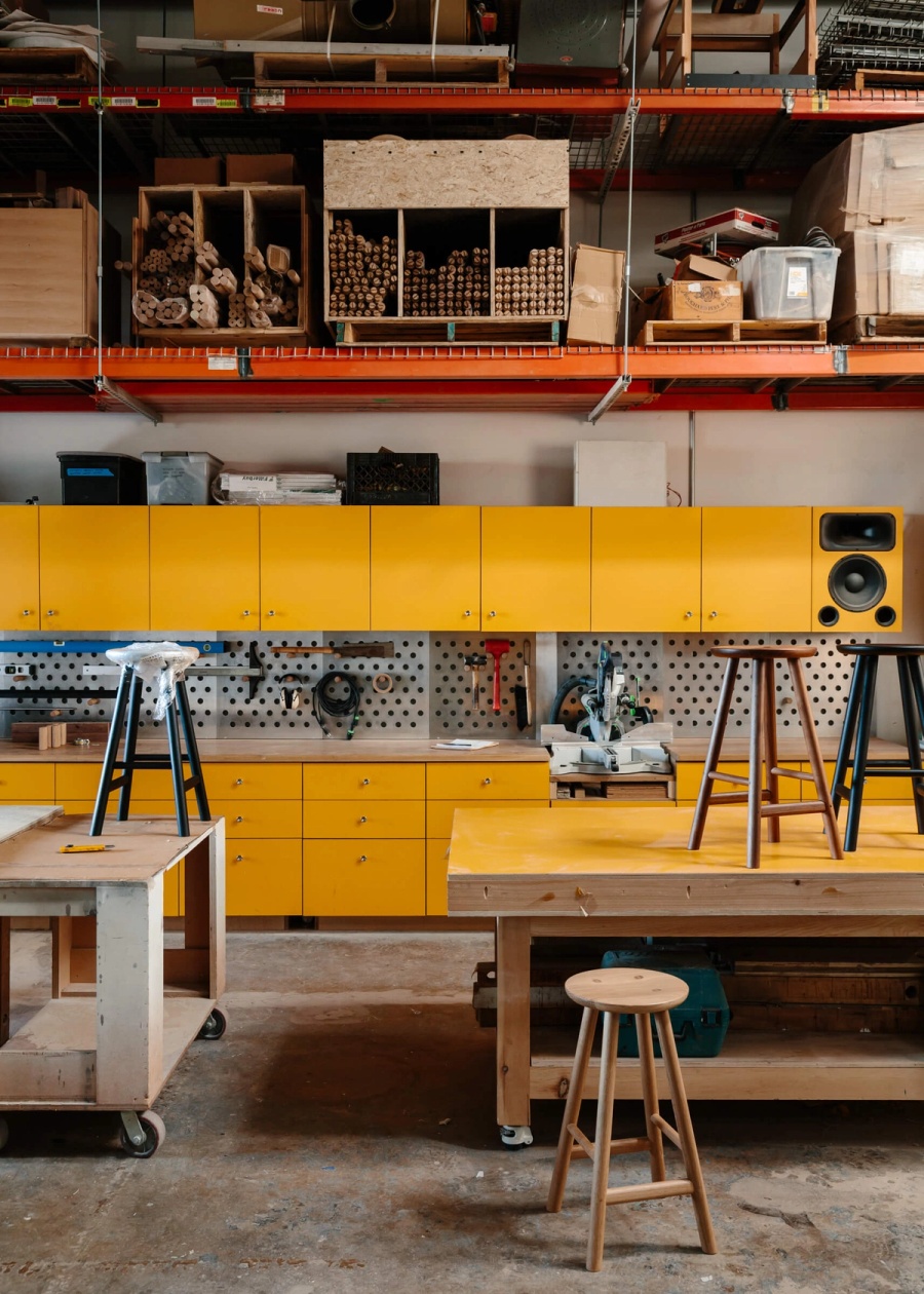 Range Stools within Fort Standard Woodshop