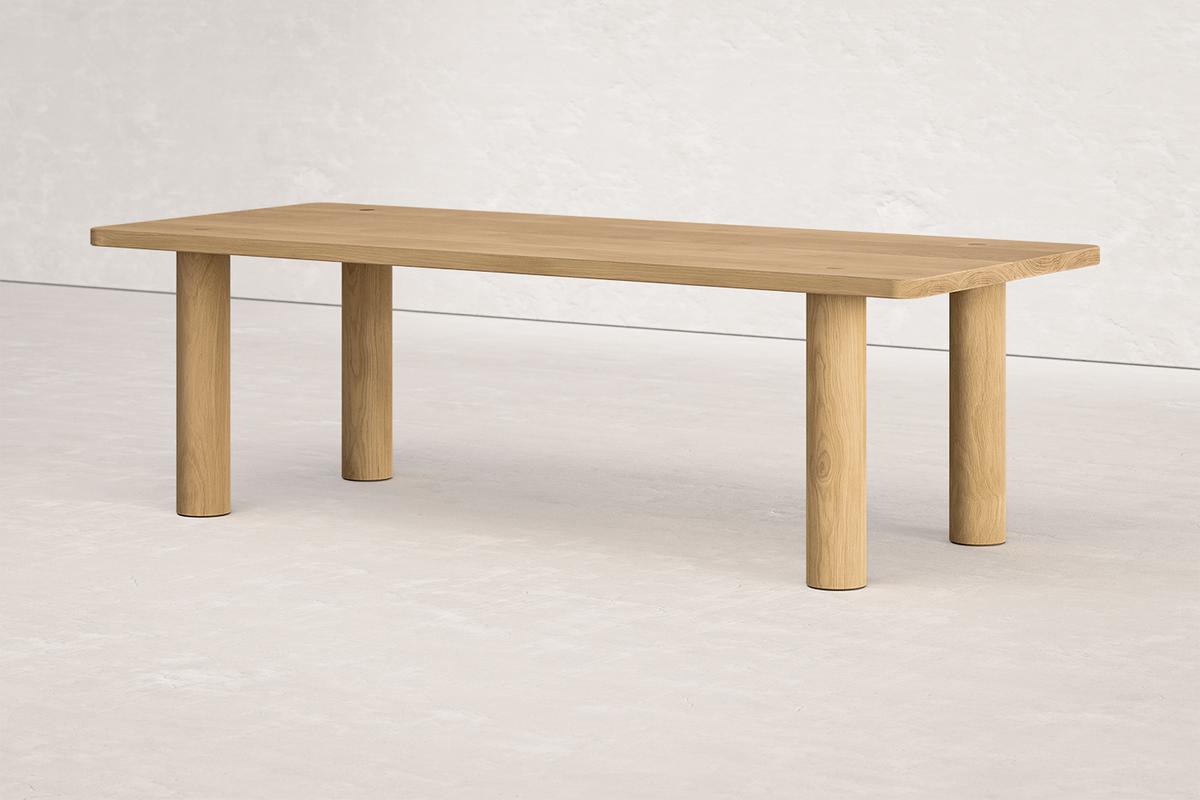 COLUMN DINING TABLE Central Leg / Round Fort Standard