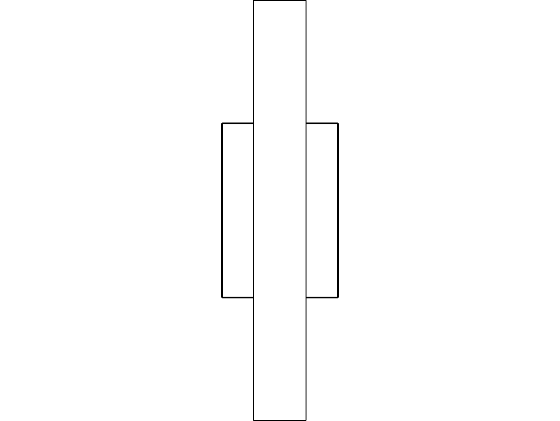 COUNTERWEIGHT SCONCE Rectangle | Fort Standard