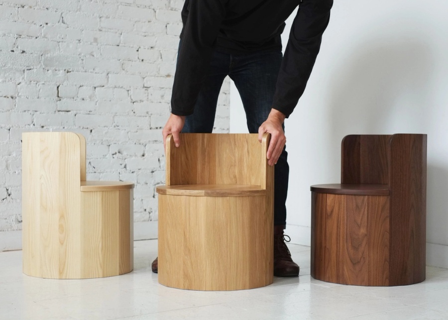 Cooperage Kinder Chair in White Oak