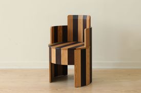 Striped Cooperage Chair