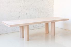 ASSEMBLAGE WOOD DINING TABLE