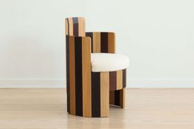 Striped Cooperage Chairs