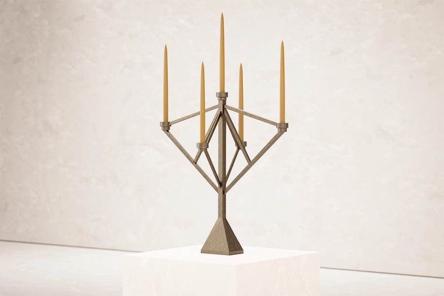 SPRUE CANDELABRA Five Candle