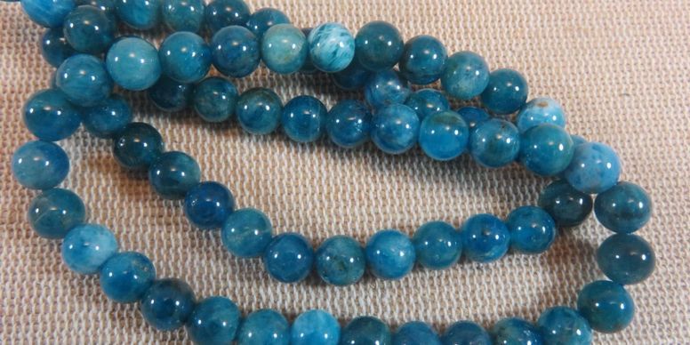 A picture of Apatite beads
