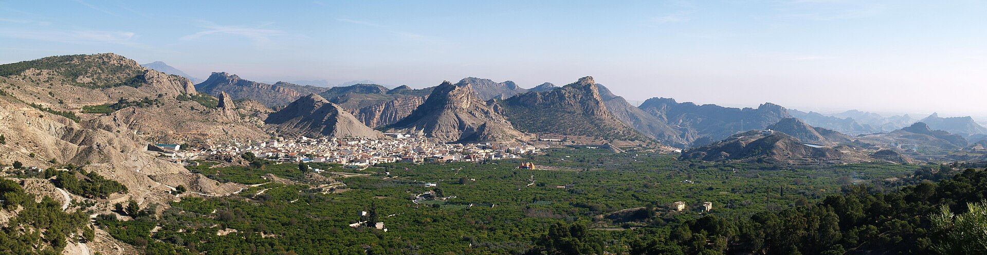 Valle de Ricote y meandros del Segura
