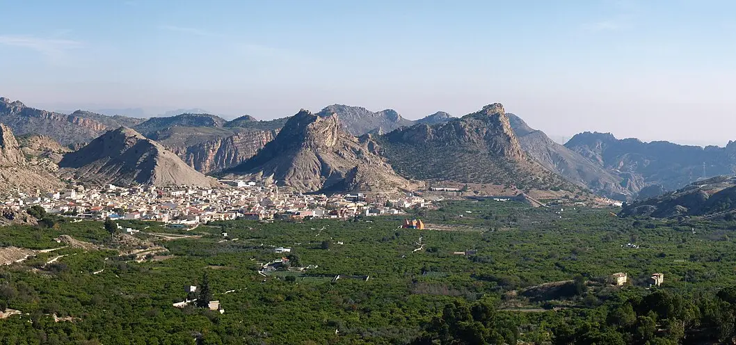 Valle de Ricote y meandros del Segura