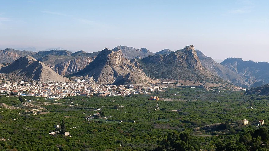 Valle de Ricote y meandros del Segura