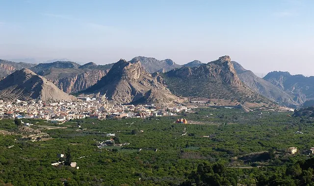 Vallée de Ricote et méandres de la rivière Segura