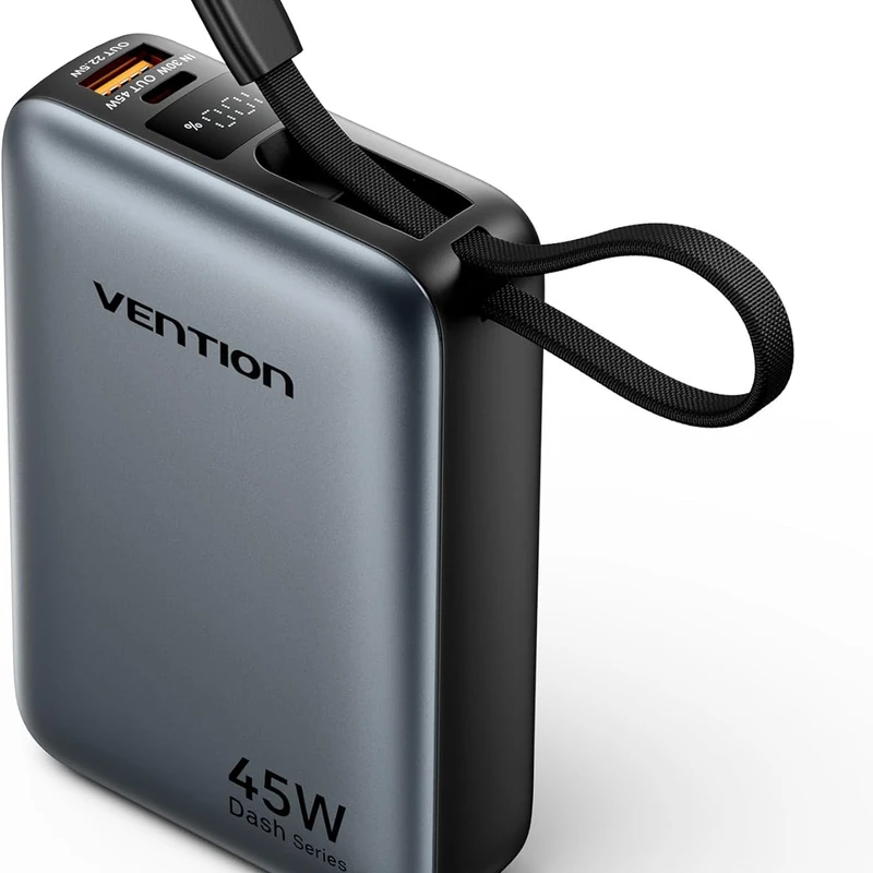 VENTION power bank 45W 20000mAh con cable USB-C