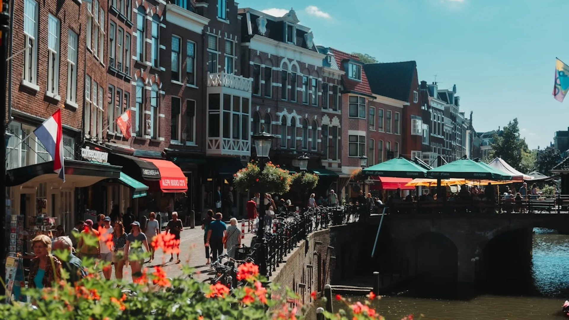 Vista panorámica de Utrecht, Países Bajos