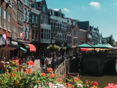 Vista panorámica de Utrecht, Países Bajos